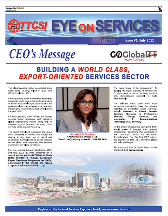 Issue 5 – July 22 – Eye on Services